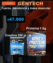 Combo 6 - Whey 1 kg + Creatina 250 gr GENTECH