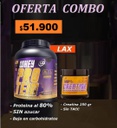 Combo LAX - Whey Protein 2 lbs + Creatina 250 gr